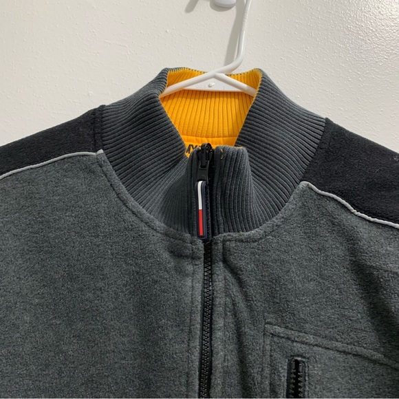 Tommy Jeans Mens Solid Quilted Reversible Jacket - Picture 10 of 11